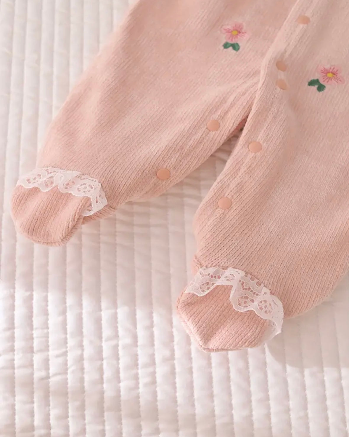 Newborn Pink Knit Romper & Bonnet | Baby Girl Coming Home Outfit | Soft Cozy Winter Pajamas | Photo Outfit | Perfect Gift | Ella’s World