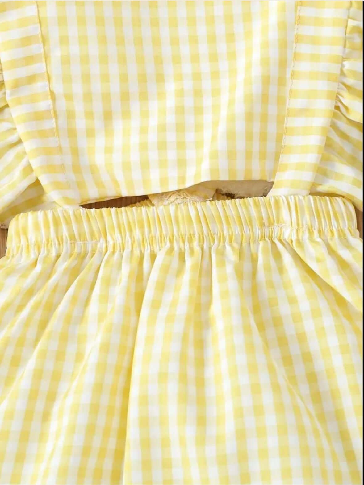 Sunshine Gingham Ruffle Dress – Baby & Toddler Girl