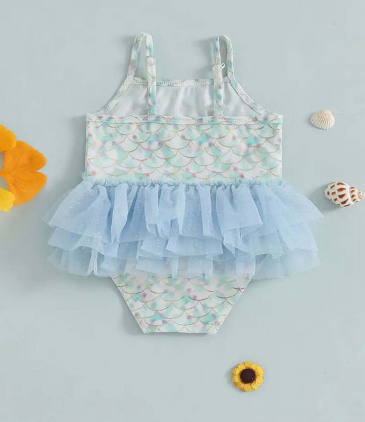 Mermaid Tutu Swimsuit for Baby Girls