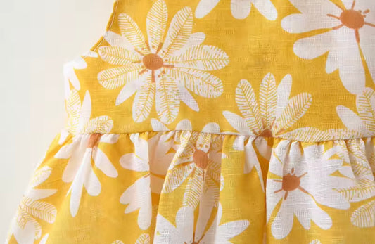 ✨ Sunshine Style for Your Little One ✨
Our adorable Yellow Daisy Dress + Matching Hat