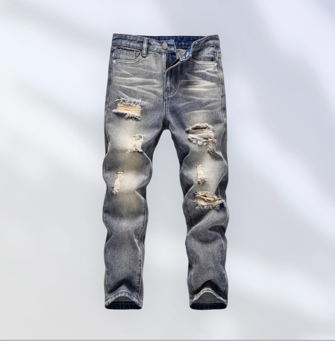 Premium Distressed Denim Jeans – Size 5-6 Years