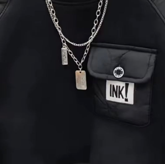 Elevated Streetwear Boys Quilted Sweatshirt – Size 5-6