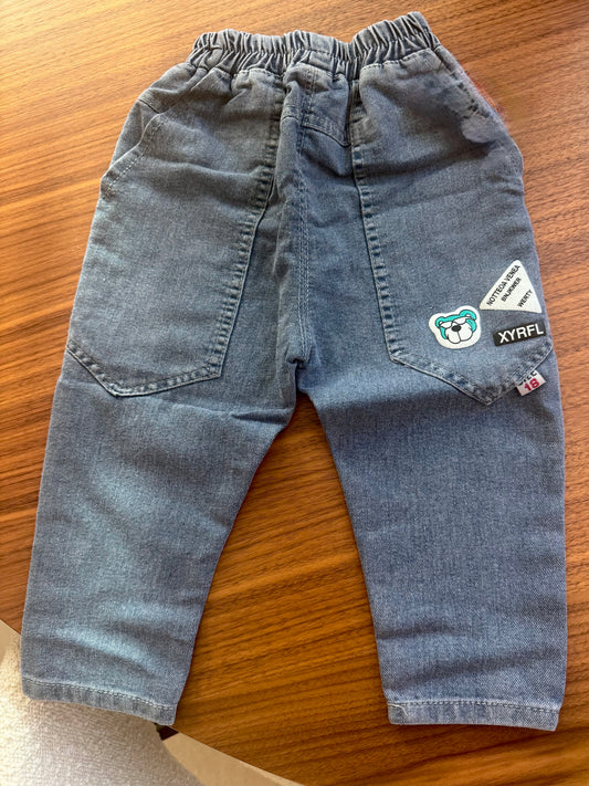 Premium Baby/Toddler Denim Pants – Size 18–24 Months (Unisex)