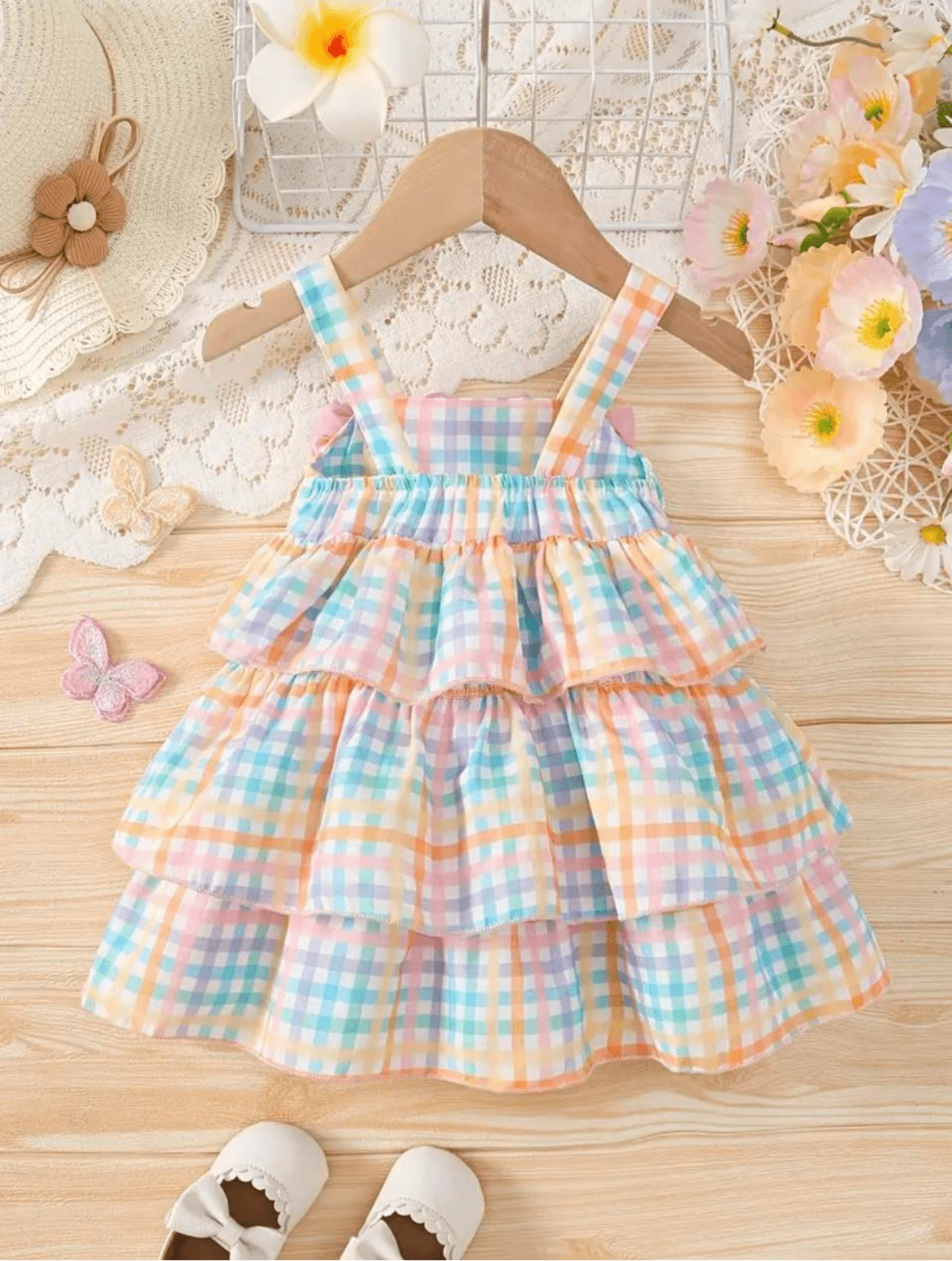 Baby Girl Dress With Cute Bows