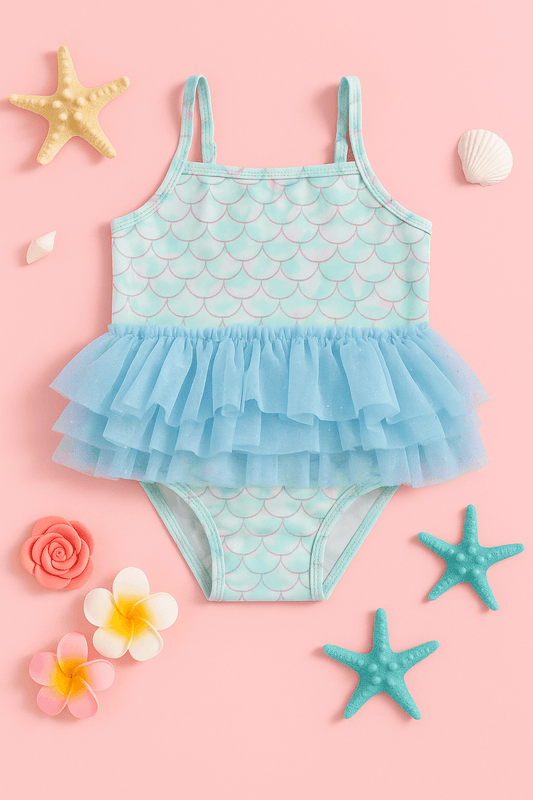 Mermaid Tutu Swimsuit for Baby Girls