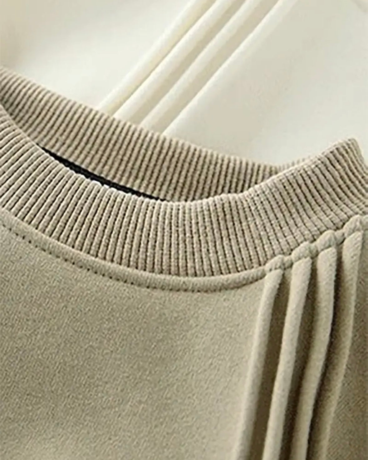 Neutral Beige Kids Sweatshirt – Size 5 | Soft Premium Cotton Pullover | Minimalist Fall & Winter Outfit