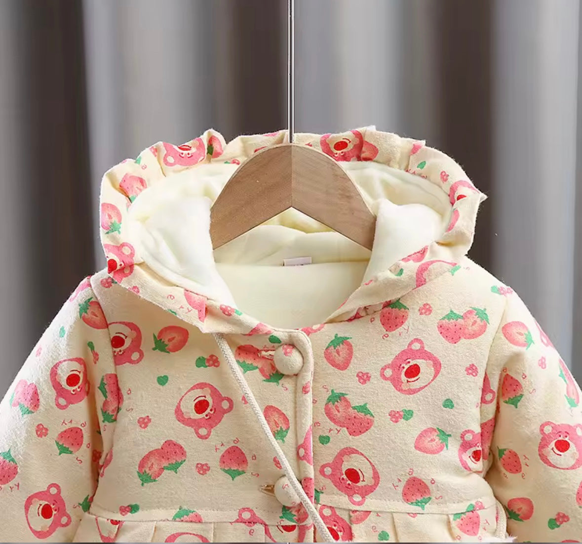 Cream Bunny Ear Winter Coat with Heart Bag | Adorable Toddler Jacket | Soft Warm Baby Girl Outfit | Perfect Holiday Gift | Ella🫶’s World