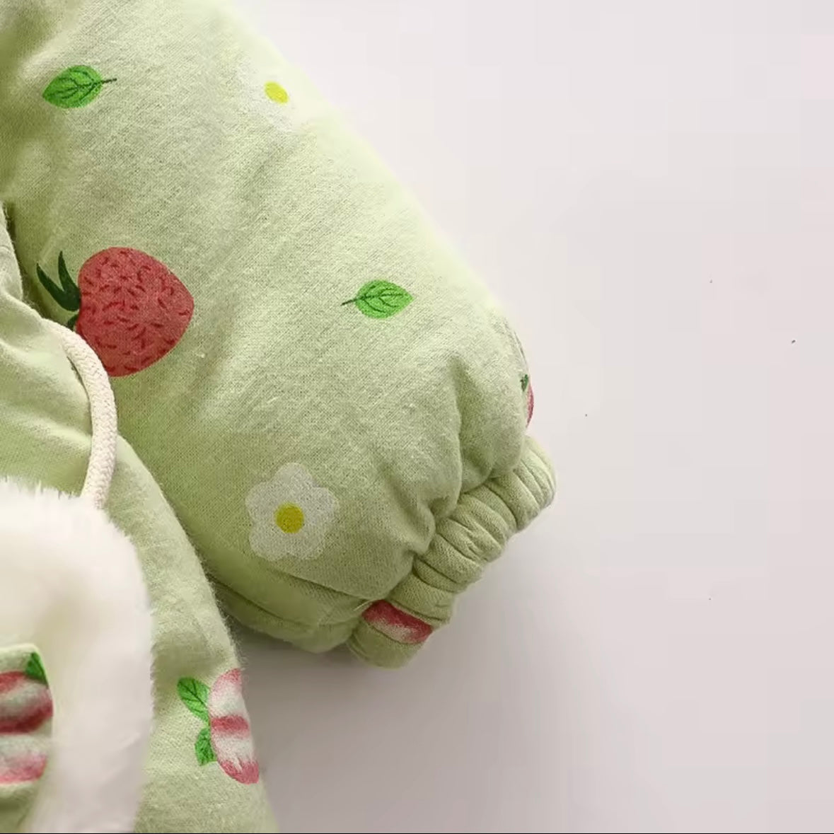 Mint Green Bunny Ear Winter Coat with Heart Bag | Adorable Toddler Jacket | Soft Warm Baby Girl Outfit | Perfect Gift | Ella🫶’s World