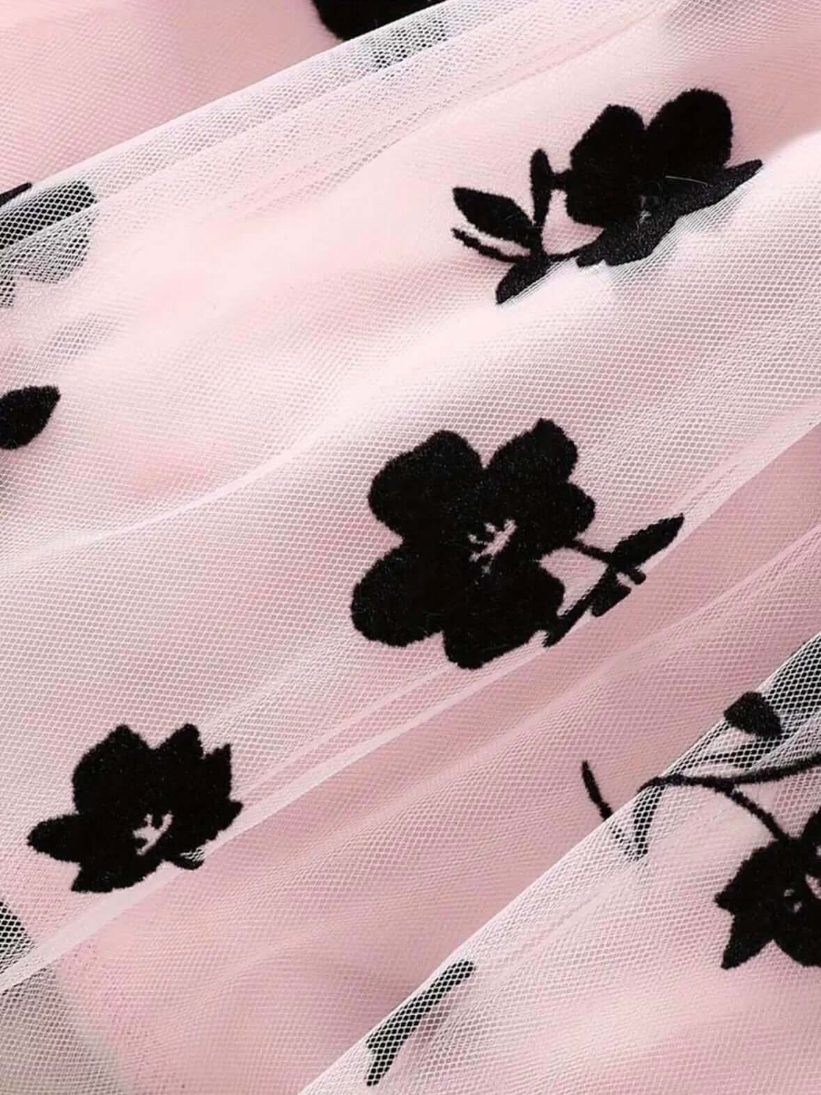 Blush Bloom Tulle Baby Girl Party Dress