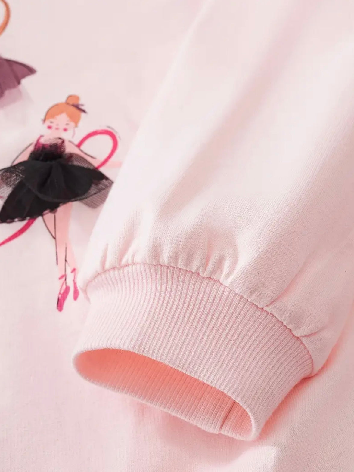 Ballet Dreams 3D Tulle Ballerina Sweatshirt – Pink