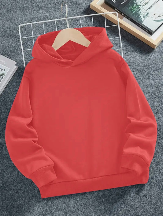 “Red Star Power Hoodie – Boys Graphic Pullover (Size 4–5)