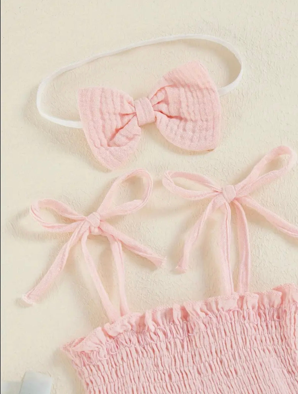 Blush Pink Baby Girl Tutu Romper