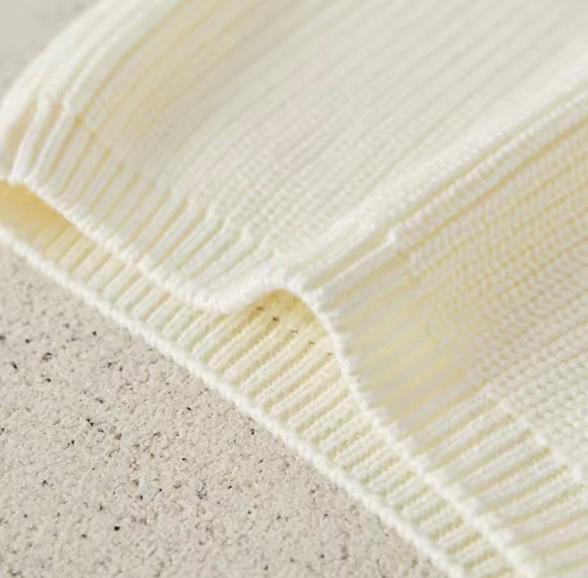 Pastel Colorblock Knit Baby Sweater – Soft Cream, Pink & Blue