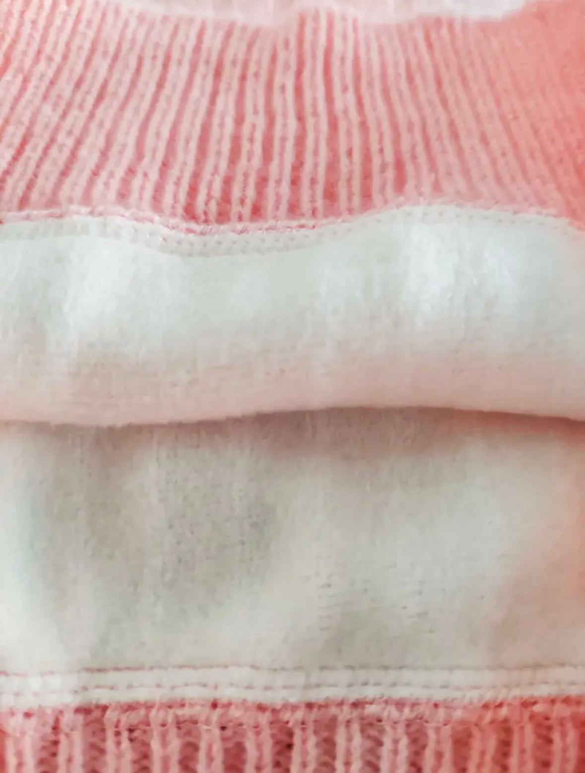 Girls Pink Ruffle Knit Sweater with Strawberry Embroidery. Size 18-24 months