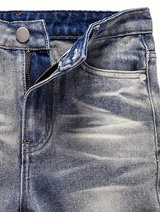 Premium Distressed Denim Jeans – Size 5-6 Years