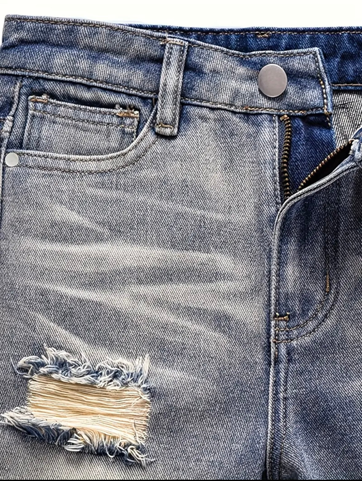 Premium Distressed Denim Jeans – Size 5-6 Years