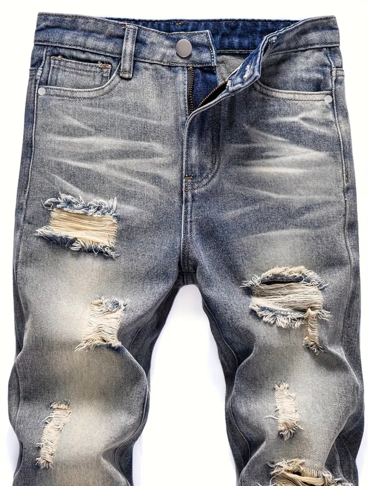 Premium Distressed Denim Jeans – Size 5-6 Years