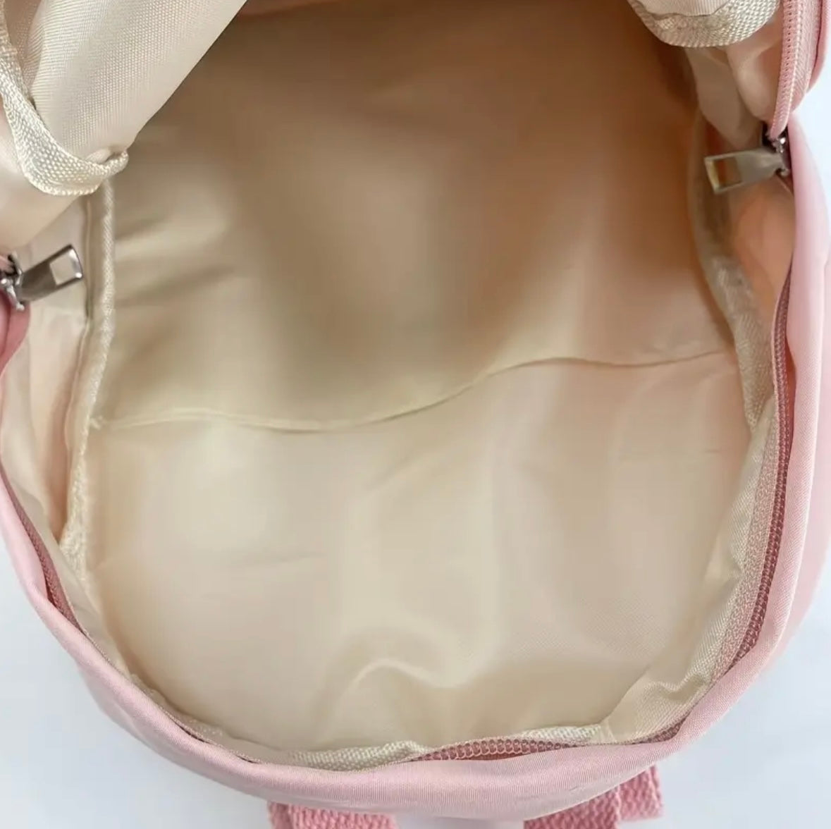 Kawaii Pink Bunny Backpack – Cute Gingham School Bag with Plush Toy